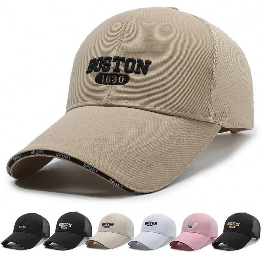 Baseball Cap Korean Washed Cotton Soft Top Hat Four Seasons Mens and Womens Embroidered American Letter Cap W250614