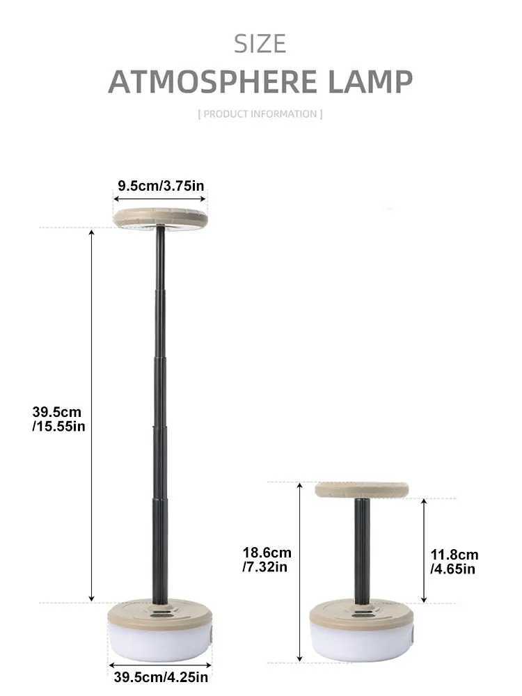 4in1 Camping Lamp Strip LED Atmosphere 10M Length Waterproof Recyclable Light Belt Outdoor Garden Decoration Lamp for Tent Room W250613