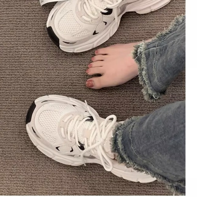 Ddmysports Korean Style Sneakers Spring And Autumn New Children S Breathable Mesh Dad For Big Kids Soft Sole Casual Shoes Outdoor Shoes