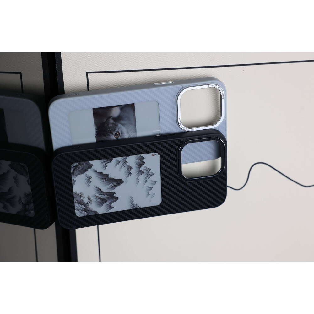NFC DIY Display Light Emitting Diode Smart E-Ink Screen Computer Phone Case