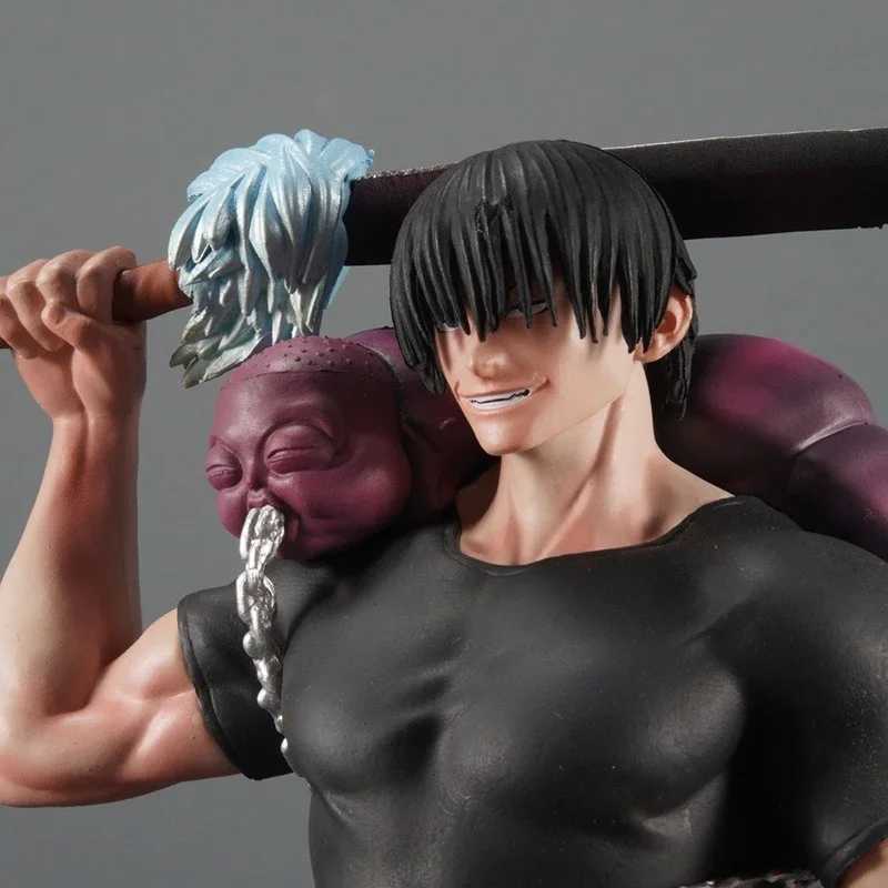 21cm Toji Figure GK Jujutsu Kaisen Figurine King of Artist Fushiguro Toji Action Figures Standing Model PVC Festival Toy Gifts XJ250614