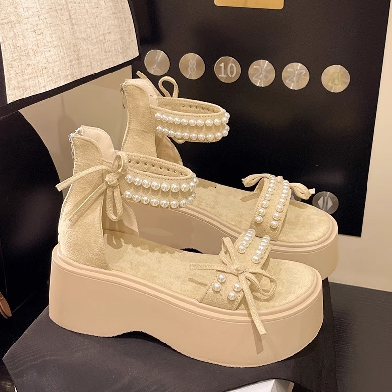 Ddmysports French Style Rhinestone Fashion For Women New Summer Outdoor Chunky Heel Dress Shoes With Skirt Perfect One Strap Roman Sandals Outdoor Sho