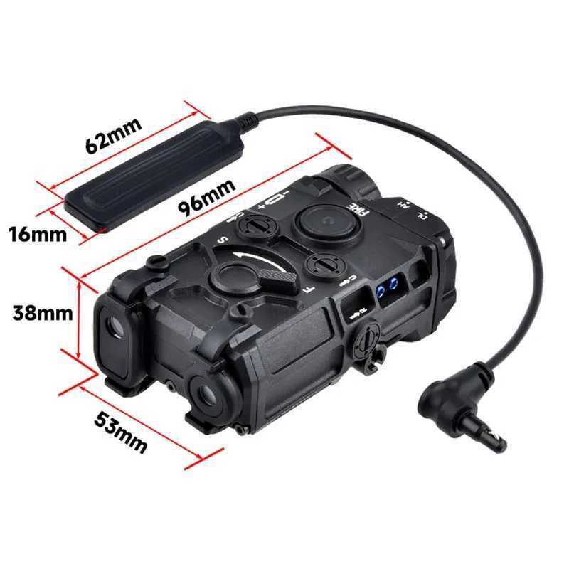 Tactical WADSN Nylon OGL Red Green Blue IR White LED Light M300 M600 AXON Dual Control Switch M300A M600C Flashlight setsXJ250613