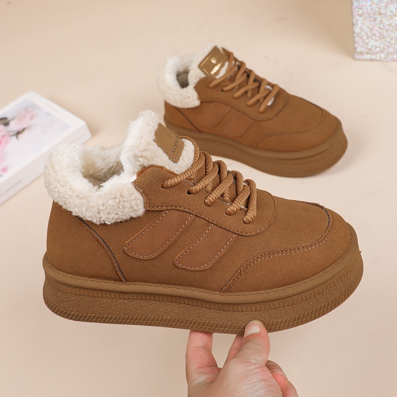 hot Free shipping designer Boots for woman cotton shoes winter new thick soled plush fashionable casual vintage snow boots