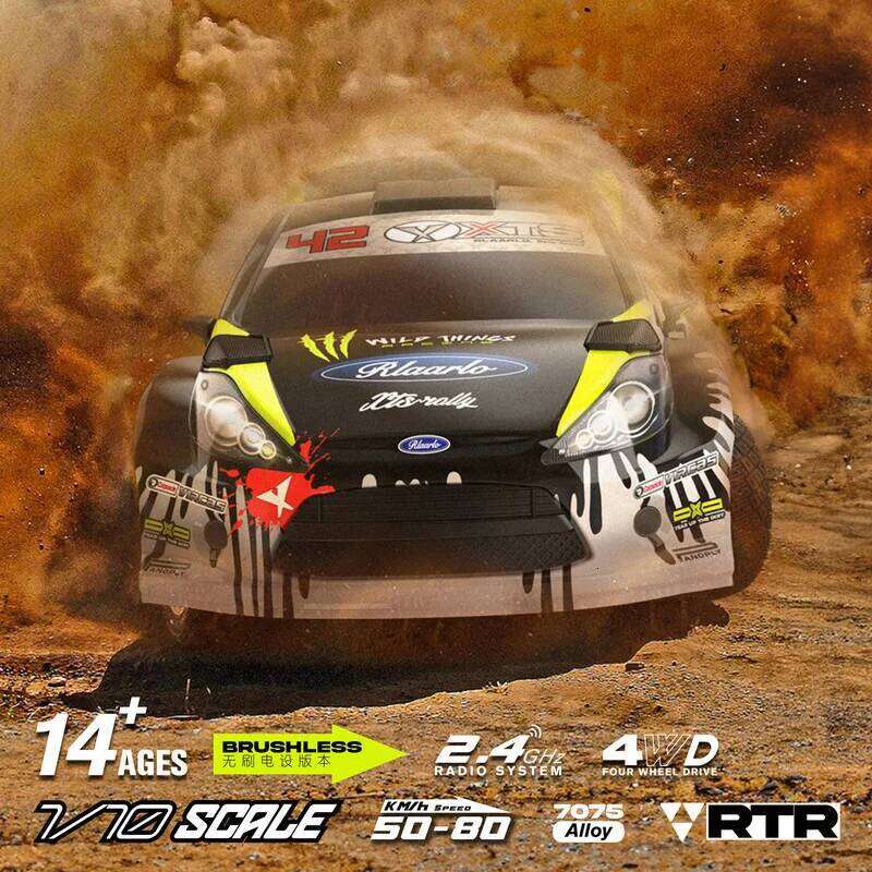 Xts-F10 Rally 1:10 Professional Rc Model High Speed Remote Control Drift Off Road Car Boy Toy