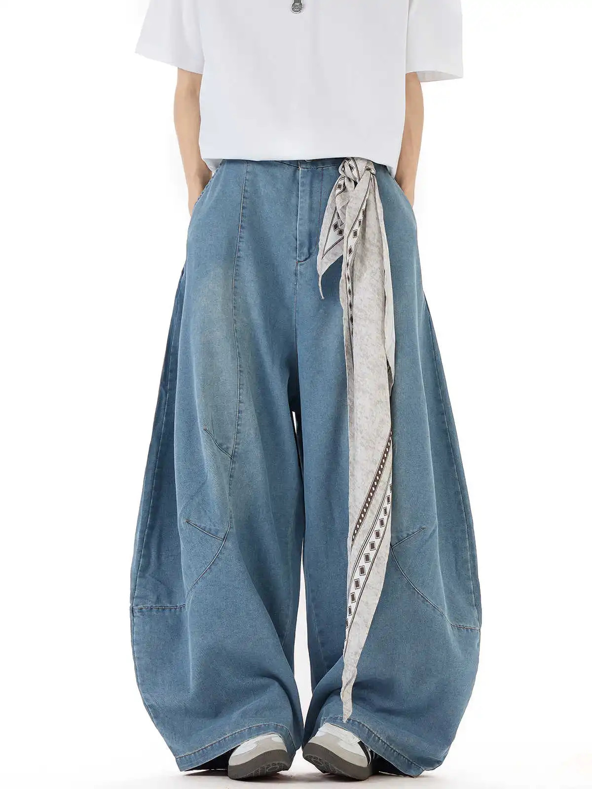 Women Light Blue Baggy Mom Jeans Harajuku Vintage Y2k Denim Trousers Japanese 2000s Style Oversize Boyfriend Pants Clothes 250612