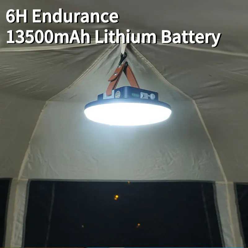 MOSLIGHTING 60W LED Camping Light 13500MAH Portable Suspension Magnetic Suction High-power Bright Multifunctional Fishing Light W250613