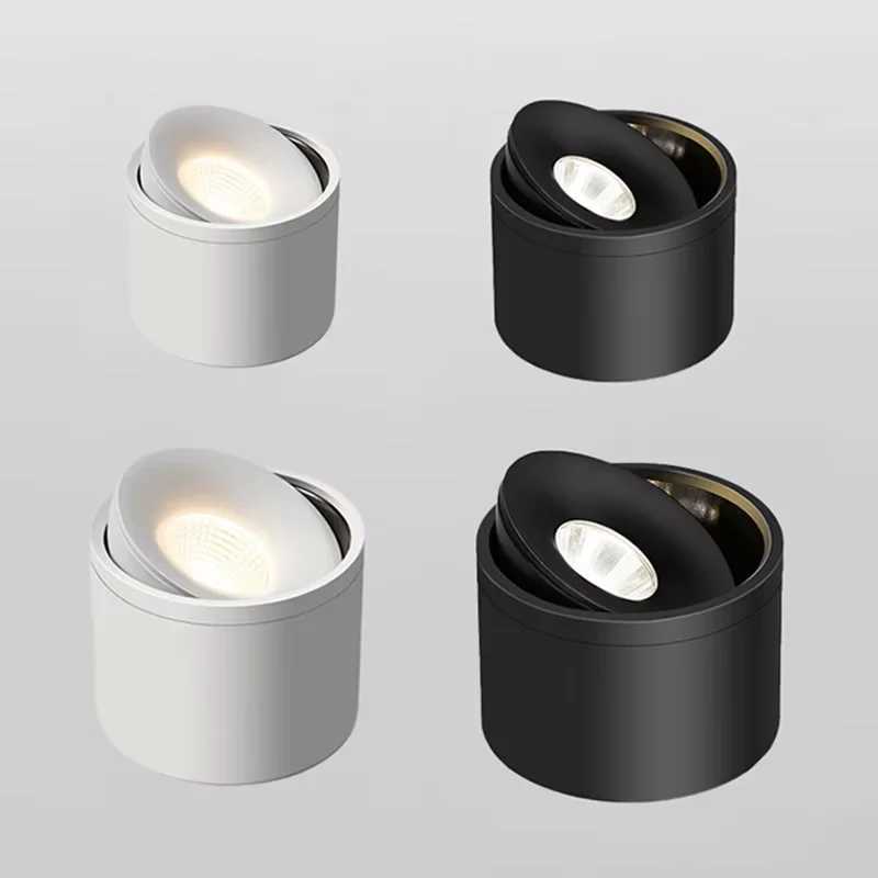 Surface Mounted Dimmable COB LED Downlights 7W 10W 15W 20W 24W Rotatable LED Ceiling Lamp Background Spot Lights Indoor Lighting XJ2500613