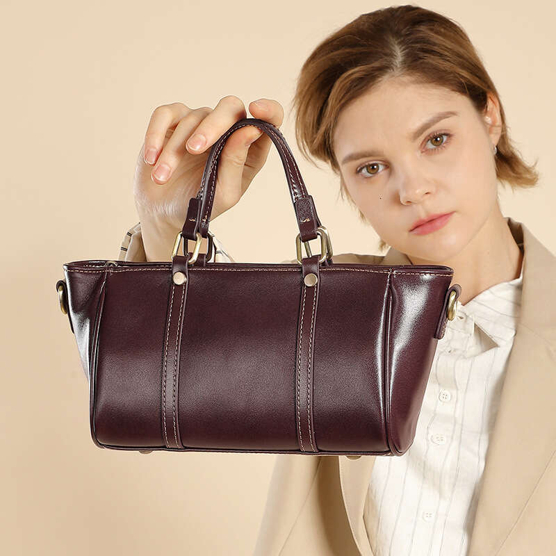 Designer Bag Tote New Genuine Leather Handbag Women Spring Summer Light Luxury S High End Single Shoulder Crossbody Bag