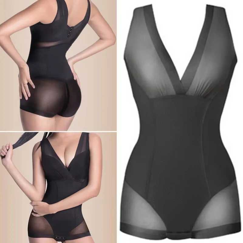 Women Sexy Mesh Shapewear Butt Lift Bodysuit Push Up Bras Tank Tops Waist Tummy Slimming Body Shaper Sculpting Corsets XJ250614