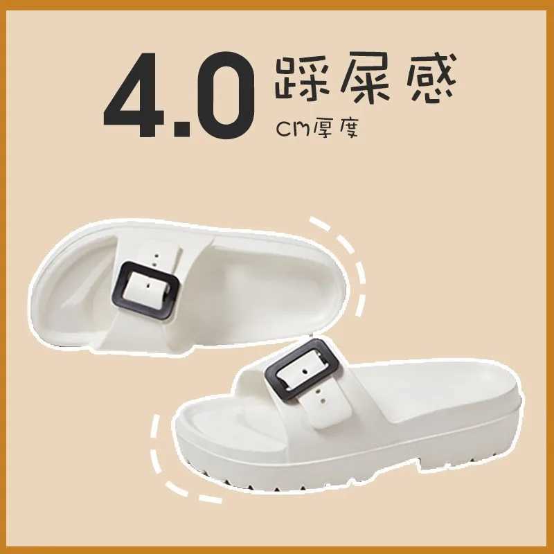 Litfun Womens FAshion Platform Sandals 2025 Summer New Outdoor Antiskid Beach With Adjustable Cozy House Slides Z250614