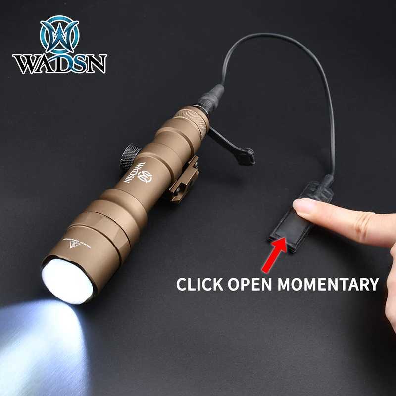 WADSN M600 M600DF Surefir Flashlight 1400 Lumens 13000 Candela High Power Airsoft Gun Light M300 White LED Hunting Weapon Light XJ250613