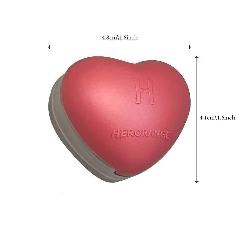 Multi-purpose Silky Smooth Lasting Non-stick Cup Red Lip Tint Cheek Contour Blusher Cream Heart Shape Matte Lipstick happy