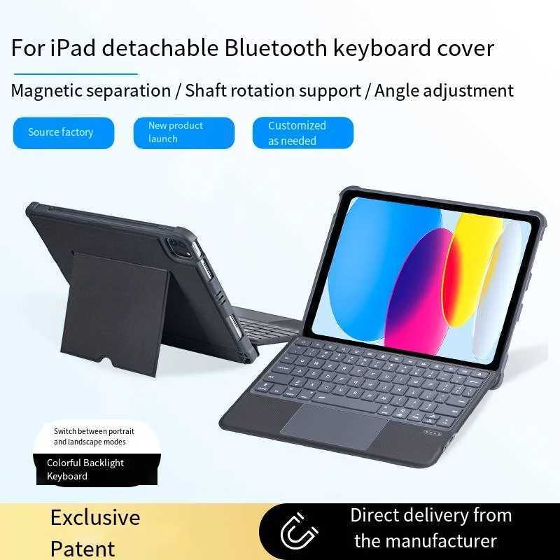 Detachable Backlit Keyboard Case for iPad Air 11 13 2024 iPad 10.2 7/8/9Th 10Th Gen 10.9 Air 4 5 Pro 11 12.9 Magnetic Cover X2506141