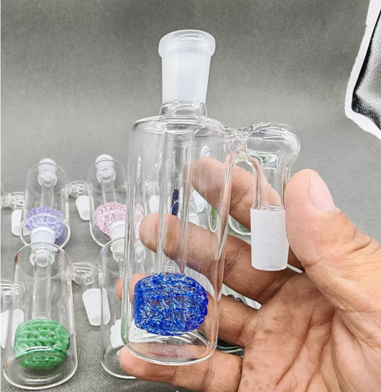 Matrix Perc 14mm 18mm Terp Tube Glass Ash Catcher With Glass Bowls 45 90 Degrees Ashcatcher Ash Catcher Tire Percolators For Glass Water Bongs Oil