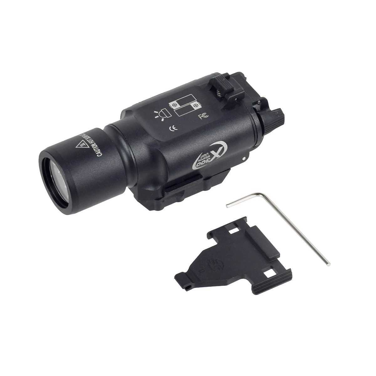 Tactical X300 X300U X300 Ultra Scout Light Weapon Gun Light Flashlight Rifle Constant Momentary Flashlight HuntingXJ250613