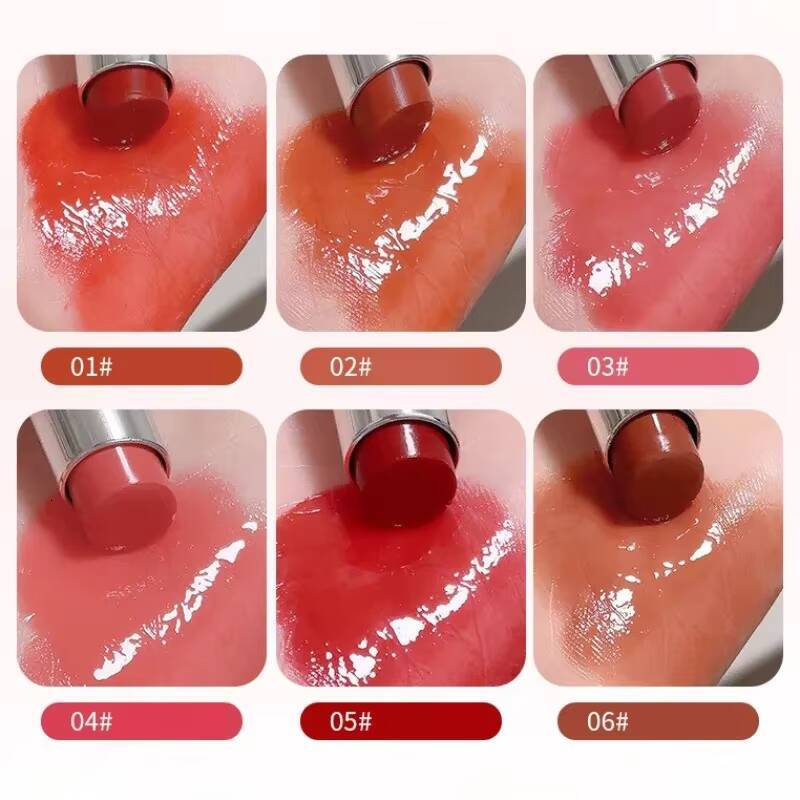 Tea Jelly Moisturizing Lipsticks Water Light Fade Lines Gloss Orange Red Tint Lasting Watery Lightness Lip Stick Makeup happy
