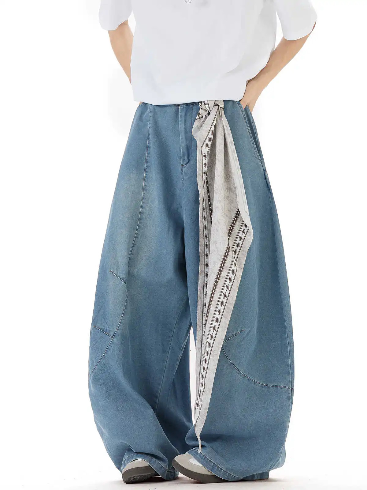 Women Light Blue Baggy Mom Jeans Harajuku Vintage Y2k Denim Trousers Japanese 2000s Style Oversize Boyfriend Pants Clothes 250612