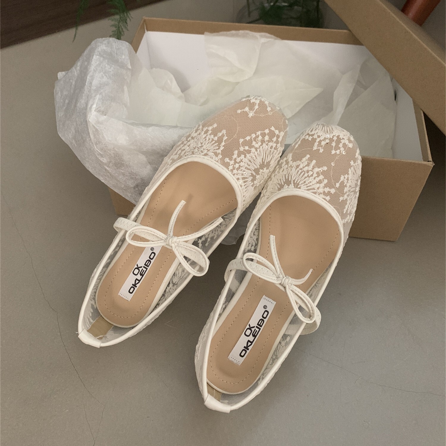Ddmyoutdoor Flat French Style Pink Breathable Mary Jane For Women New Spring Bow Evening Shoes Outdoor Shoes