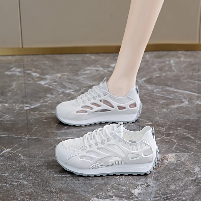 Ddmysports Summer New Thick Soled German Training For Women Thin Mesh Breathable Casual Sports Dad Shoes Outdoor Shoes