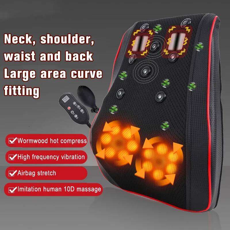 Portable Neck Waist Electric Heating Relaxation Massager Whole Body Massage To Relieve Muscle Soreness Vehicular