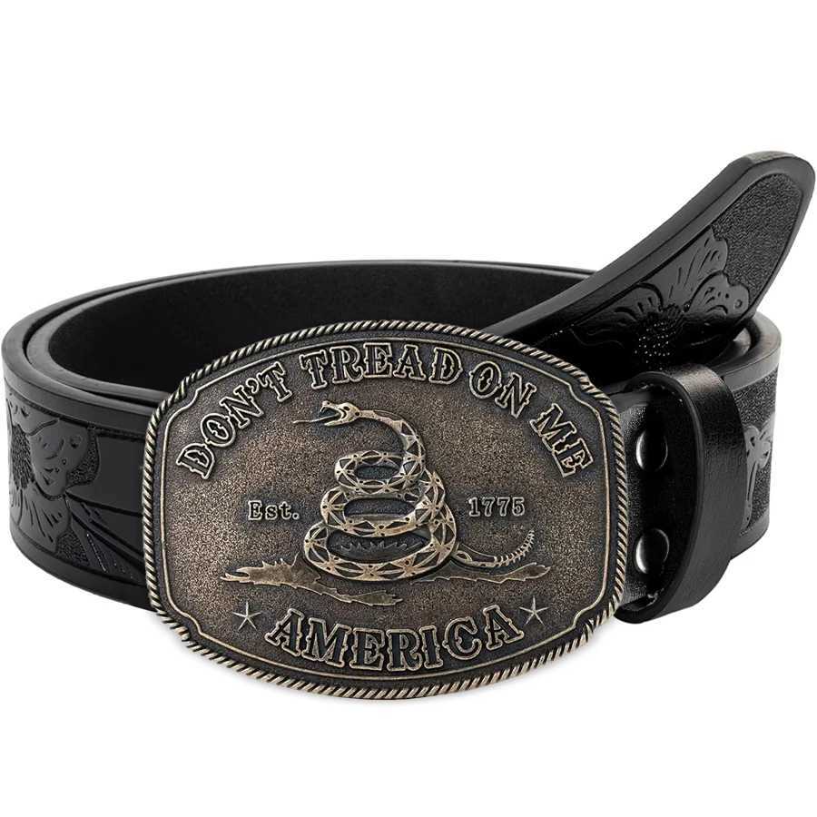 1 new mens western cowboy leather belt fashionable and popular snake skin belt suitable for golf casual pants jeans X250614
