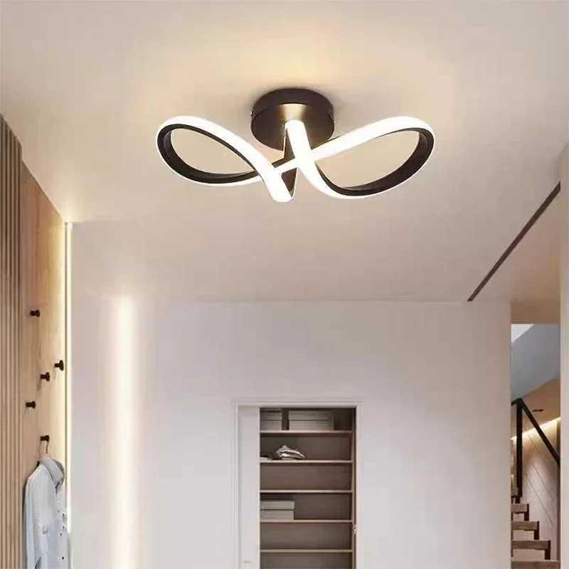 Modern LED Ceiling Light Corridor Lighting Fixture Minimalist Line Lamps Aisle Entryway Staircase Corner Indoor Decor LED Lustre XJ2500613
