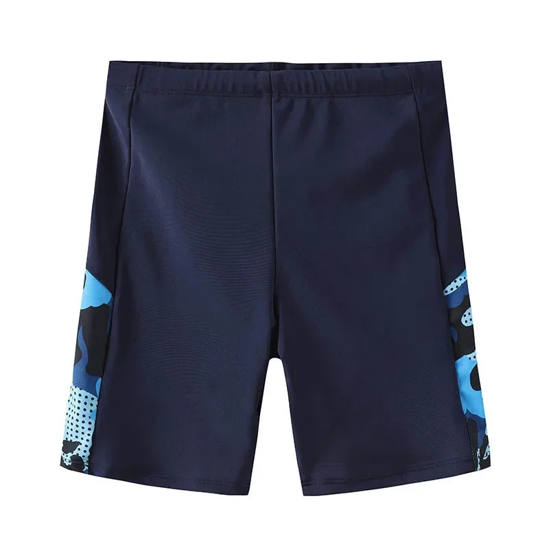 Kids Swimsuit Large Teenage Boys Two-piece Speed Dry Childrens Swimwear Full Set Small Male Childrens Clothing 250614