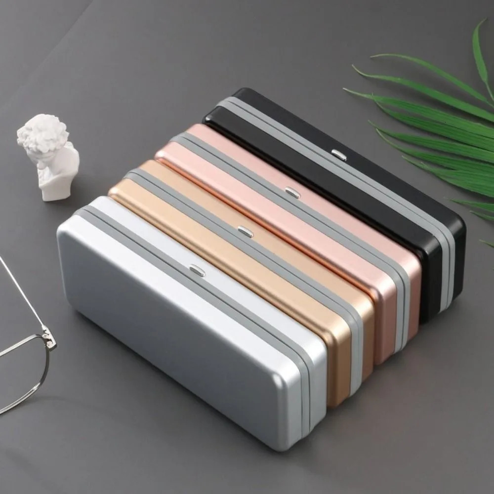 Cubojue Aluminum Glasses Case Hard Ultralight Eyeglasses Box Spectacles Reading Eyewear Storage 250610