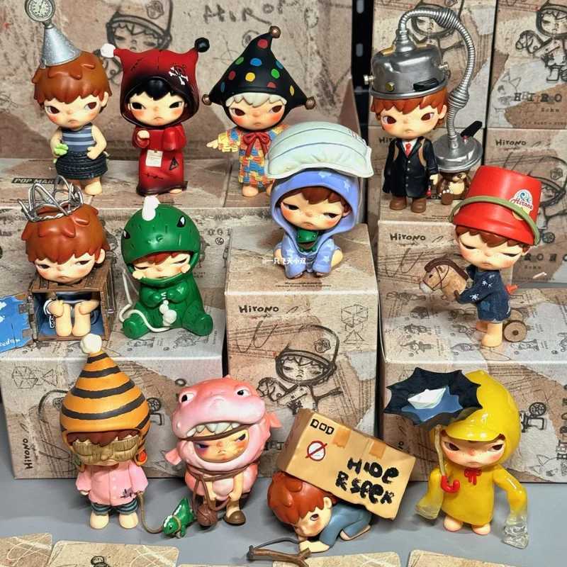 New Genuine Hirono Echo Series Action Figures Desktop Ornament Collectible Toy Confirm Sle Model Dolls Children Birthday GiftsXJ250614