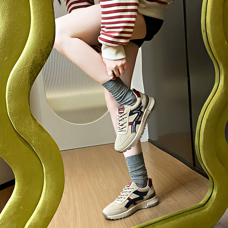 Ddmysports White Sneakers For Women Spring And Autumn New Korean Female Student Casual Sports Versatile Board Street Style Agan Shoes Outdoor Shoes