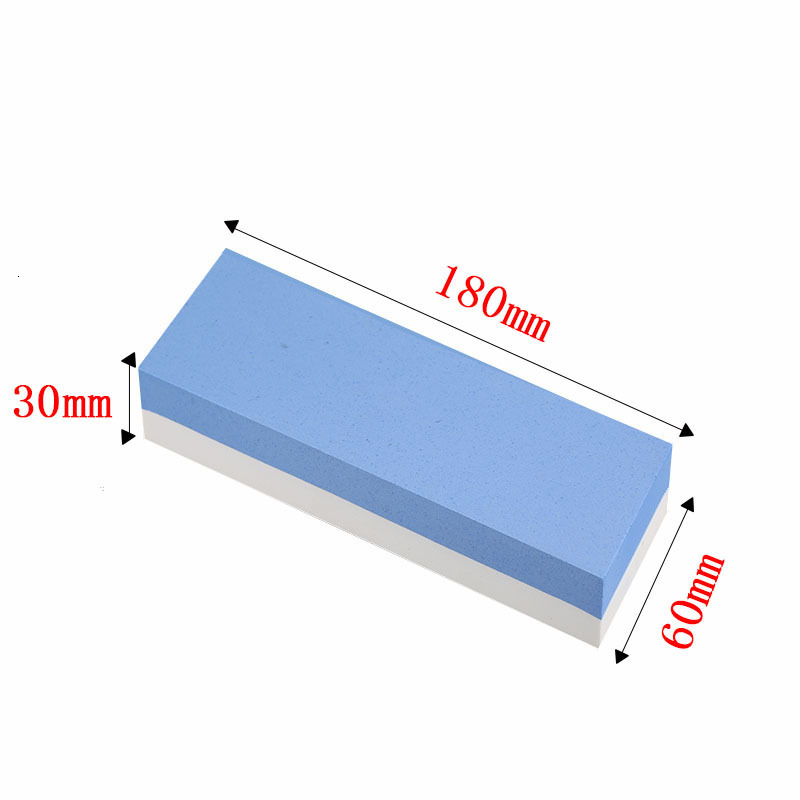 Sabre stone white corundum double-sided oilstone strip household kitchen outdoor stone bamboo base stone suit 240415