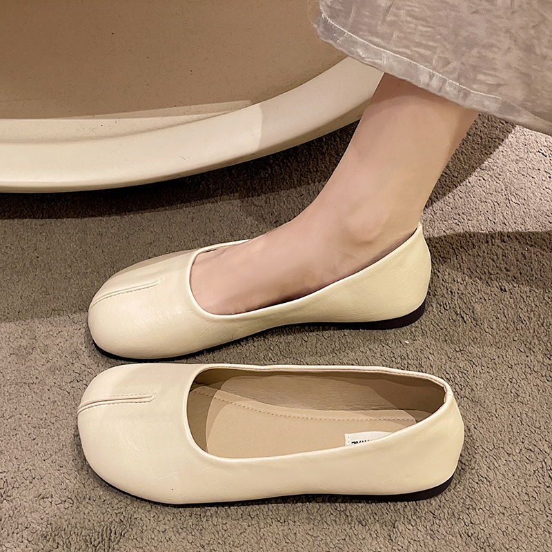 Ddmyoutdoor Ddmyoutdoor Leather Soft Sole Women S Flat Shoes New Korean Style Versatile Fashion Casual Slip On Lazy Loafers Outdoor Outdoor Shoes