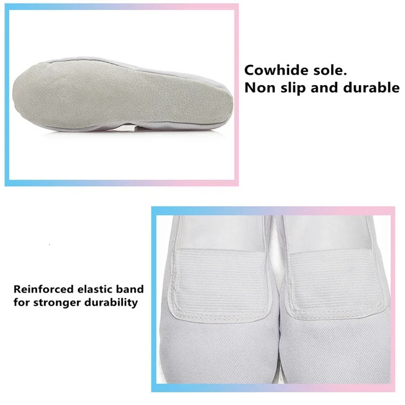 Flat Canvas Head Black White Soft Zapatos De Punta De Ballerini BD Ballet Belly Gym Yoga Dance Shoes Children Woman Man 250613