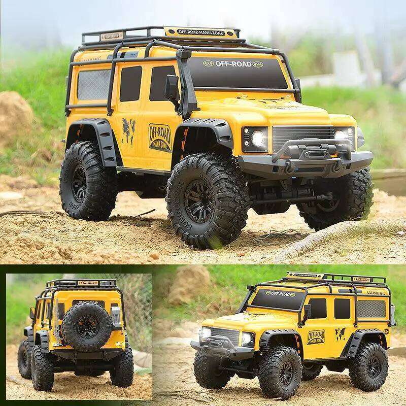 1:10 Full Huangbo Scale Four-Wheel Drive Big Foot Off-Road Climbing Rc Remote Control Car Model Toy