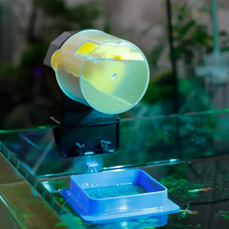 Intelligent Timing Automatic Feeder Automatic Fish Tank Feeder Aquarium Goldfish Feeder Large Capacity Goldfish Aquarium Feeder 250624