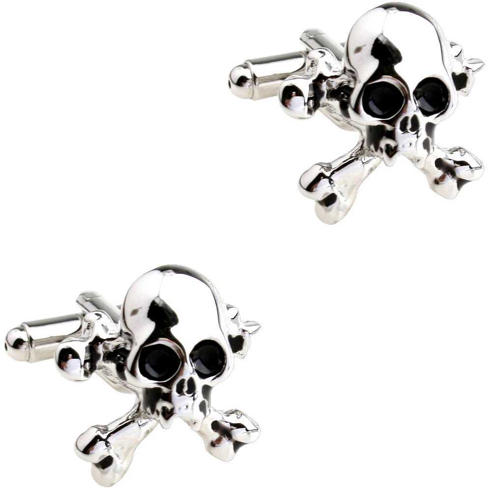 8 Designs TZG Fashion Skull Cufflinks Men Cuff Links (2 Pairs / Lot) XJ250614