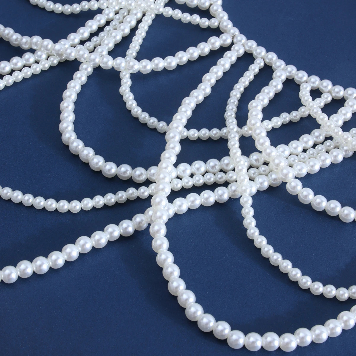 Fashionable multi-layer tassel retro style pearl waist chain banquet charm womens body chain jewelry 250610