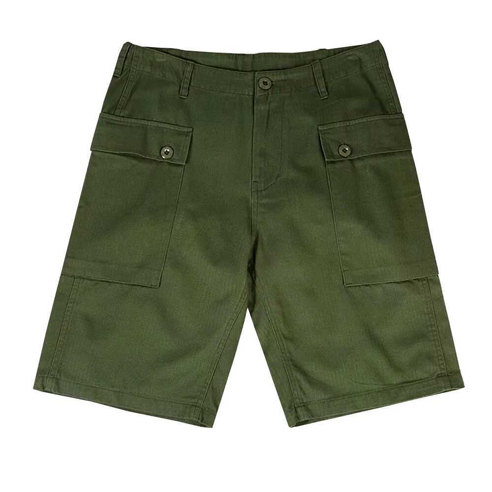 P44 Short Pants HBT Retro WW2 U.S. Training Panties Tactical Running Board Bottom Green Pockets Large WWII WW2 W250614