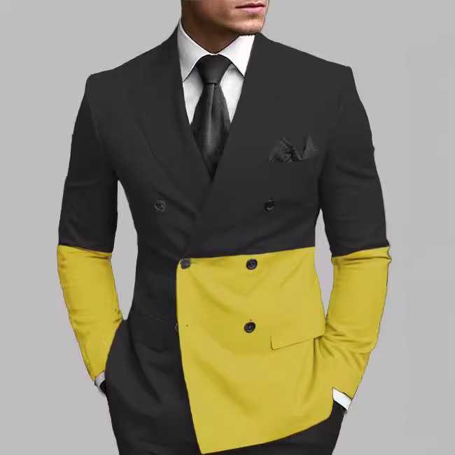 Men's Suits Blazers Arrival Wide Stripe Men Peaked Lapel Custom Made Slim Fit Tuxedo Masculino Blazer Prom Daily Wear 2 Pcs JacketPants 221121