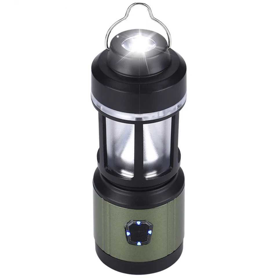 Portable Camping Lantern USB Recharge 4 Lighting Modes Tent Light Flashlights Emergency Lamp Outdoor Supplies W250613