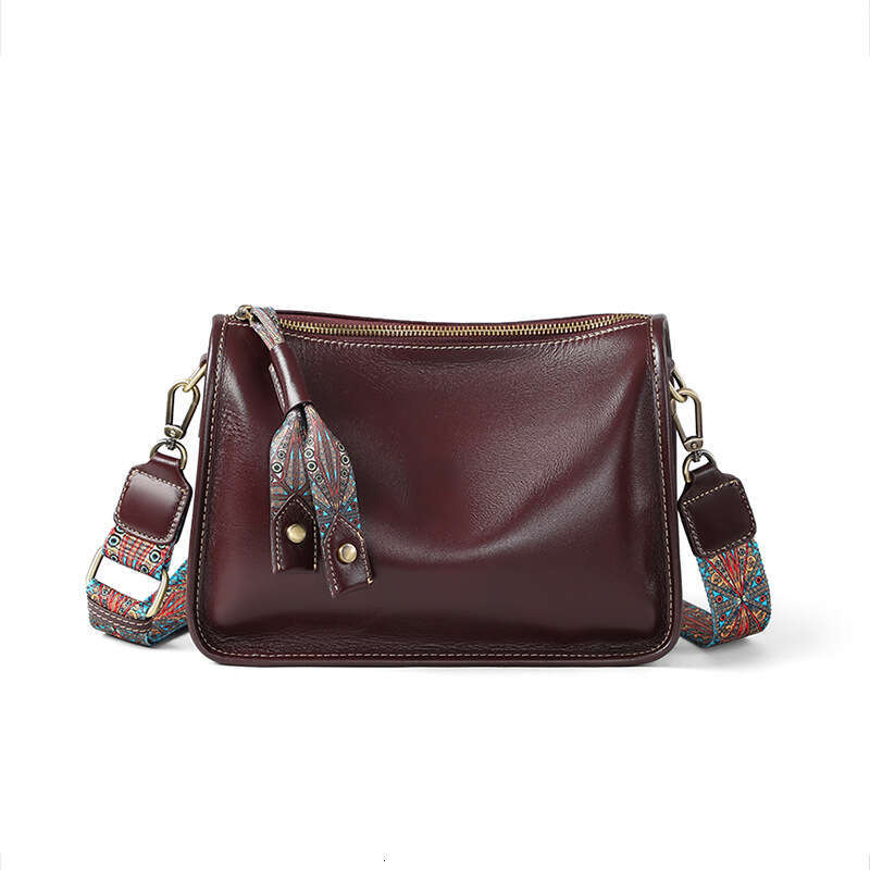 For Women New Style Crossbody Genuine Leather High End Baguette Shoulder Large Capacity Underarm Bag