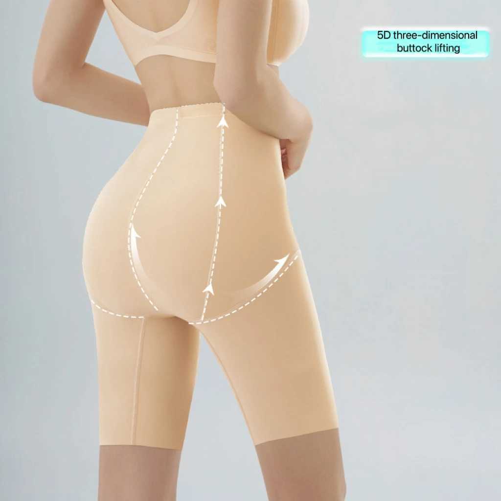 2pcs Seamless Belly Shaping Briefs Embroidery Lifting Hip Pants Slimming Panties Women Potent Shaper Underwear Safety Panty XJ250614