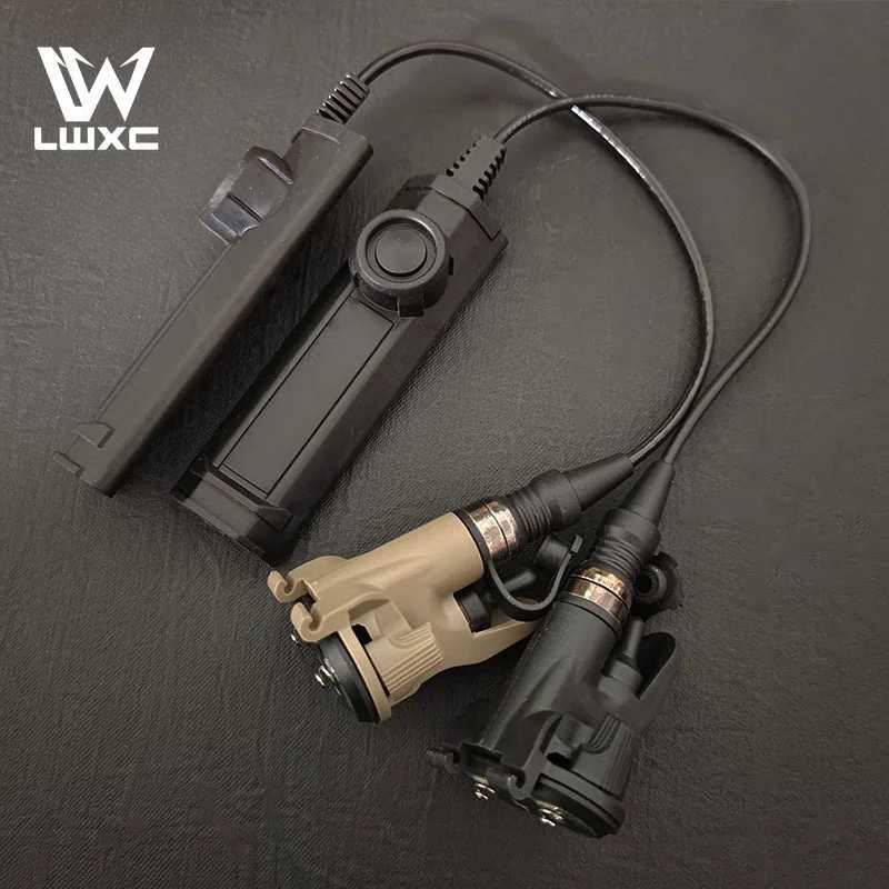 Tactical SF Plug X300 X300U X400V Tail Adapter With Dual Function Flashlight Pressure Switch For Scout Light Hunting AccessoryXJ250613