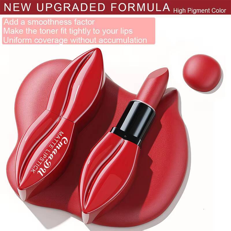 Waterproof Matte Velvet Gloss With Rich Color Long Lasting Makeup Lipstick Moisturizing Jelly Lipglaze Korean Lip Cosmetics happy