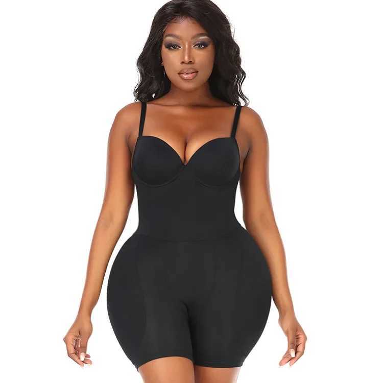Shapewear Bodysuit with Padded Hip Enhancer Bra Cushion Butt Lifter Sexy Back Body Shaper Women Jumpsuits Fajas Colombianas Girdles XJ250614