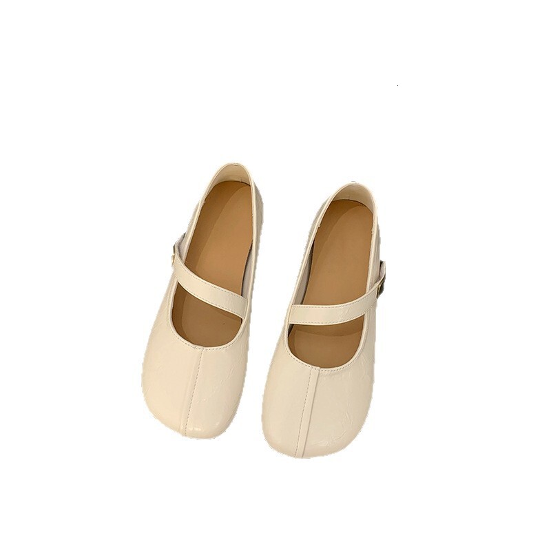Ddmysports New Evening Breeze Small Single For Women Spring Flat With Skirt Mary Jane Shoes Soft Sole French Style Loafers Outdoor Shoes