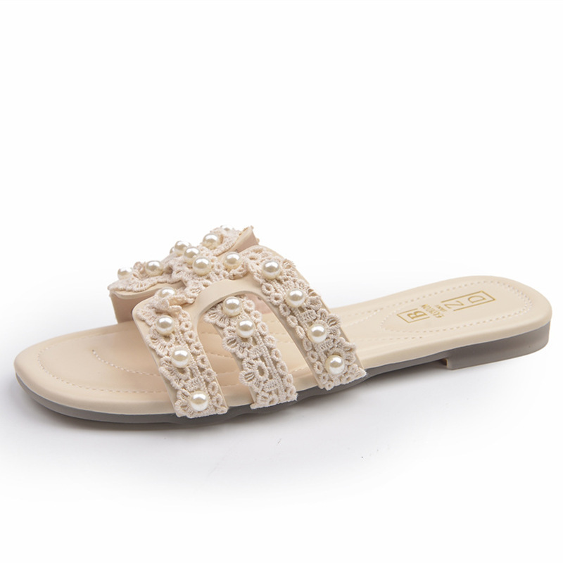 Ddmyoutdoor French Style Fashion Women S Thick Soled Skirts New Versatile High End Slippers For Summer Outdoor Sandals Outdoor Shoes