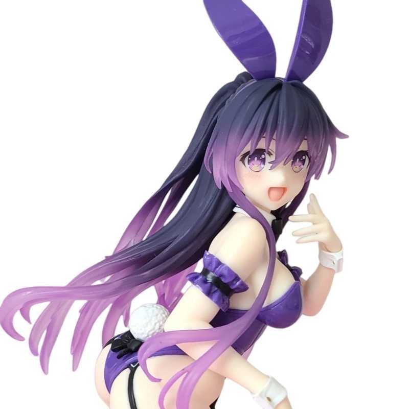 15CM Anime DATE A LIVE Yatogami Tohka Figure Bunny Girl Kneeling Posture Action Figure PVC Model Toys Doll Collection Decoration XJ250614