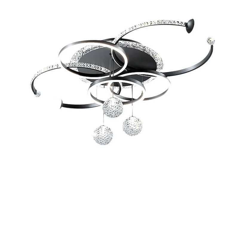 ordic Circle Living Room LED Chandeliers For Kitchen Restaurant Hanging Lamp Modern Intelligent Decoration Ceiling Pendant LampsXJ2500613